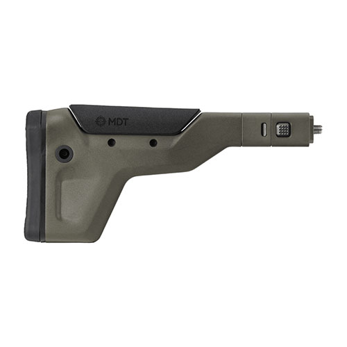 MDT HNT Buttstock Folding offers a lightweight, adjustable design for enhanced stability and comfort, perfect for precision shooting and easy transport.